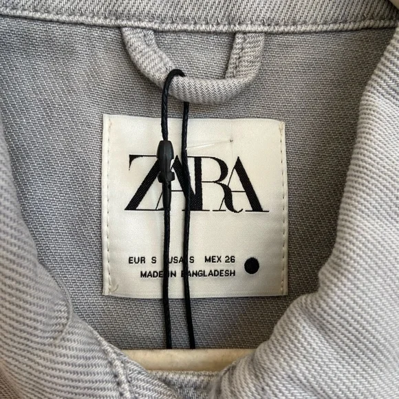 Zara Denim Pocket Vest